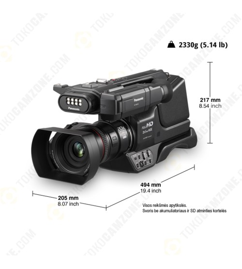 Panasonic HC-MDH3 HD Professional Camcorder 